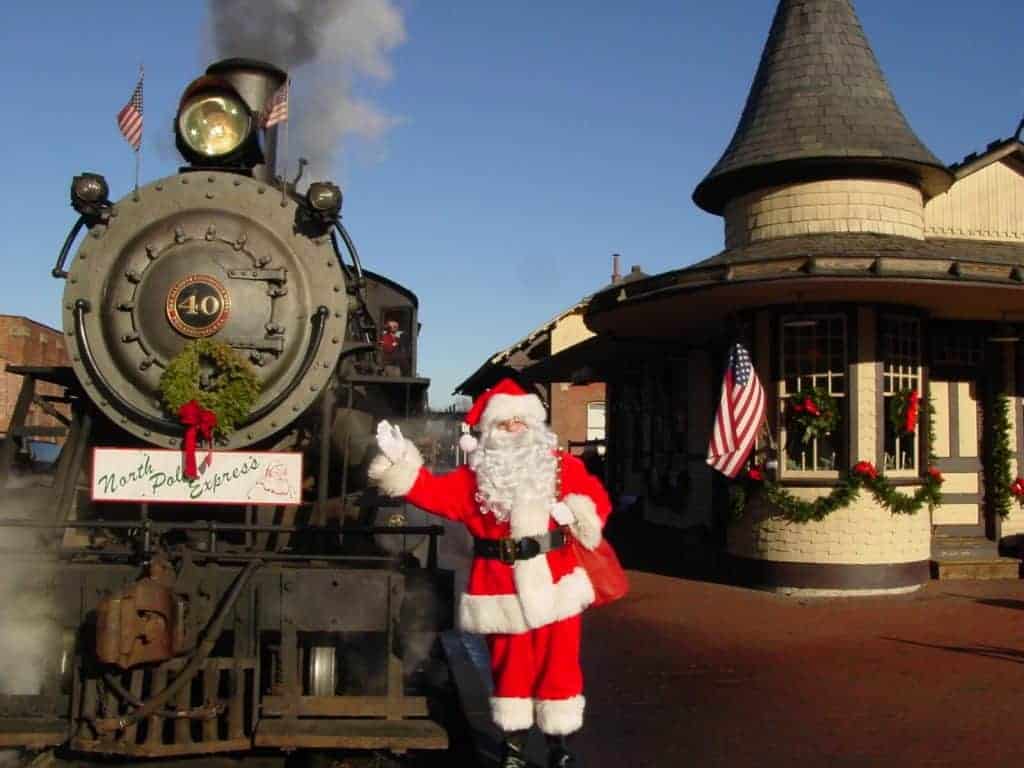 Santa's Steam Train Ride new hope