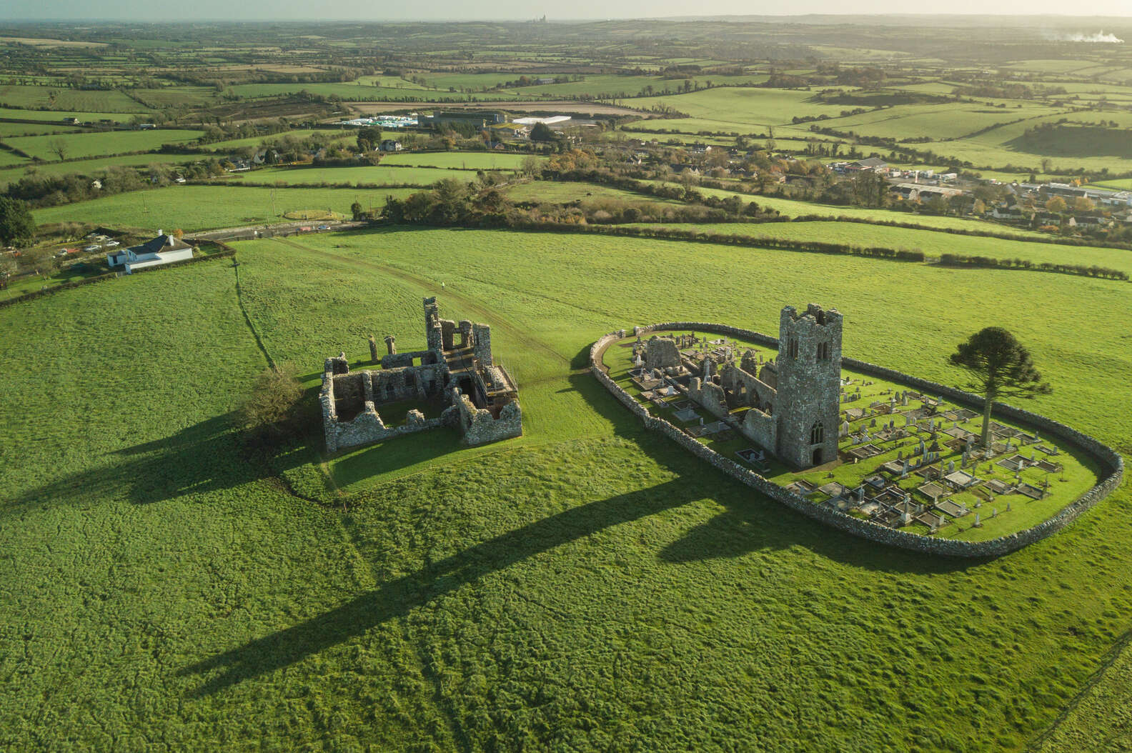 Hill of Slane aerial view