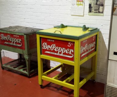 Dr Pepper Museum Old Fridge