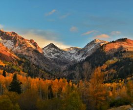American fork canyon in autumn
