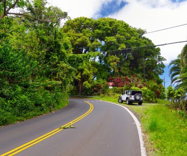 Scenic view of famous Road to Hana, Maui, Hawaii