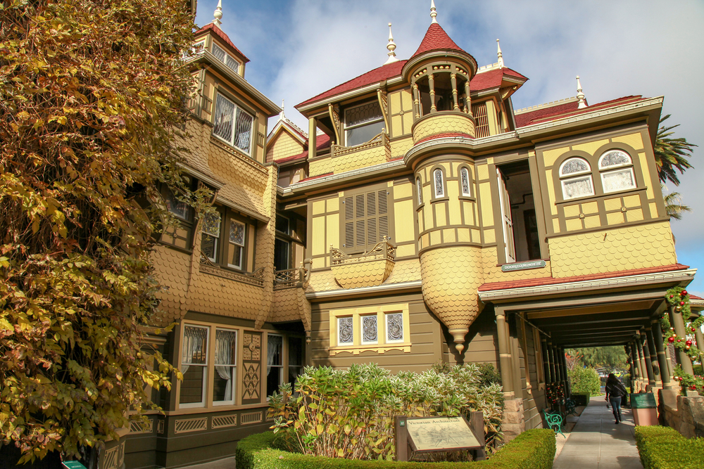 Winchester house is ghost house most famous in California