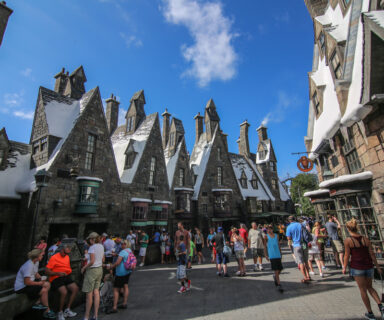 Wizarding World of Harry Potter theme park in Universal Studios in Orlando