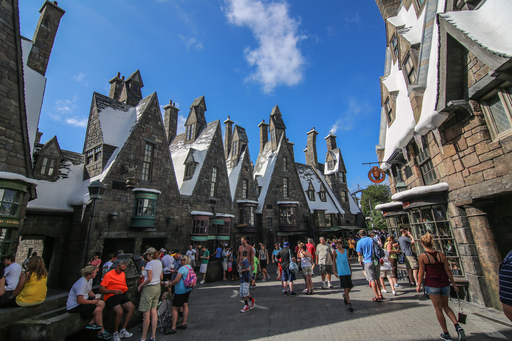 Wizarding World of Harry Potter theme park in Universal Studios in Orlando